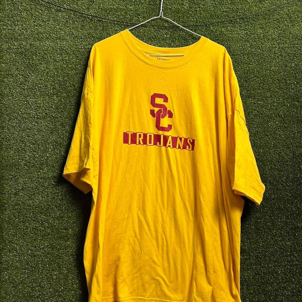 Hanes Men's Yellow T-shirt